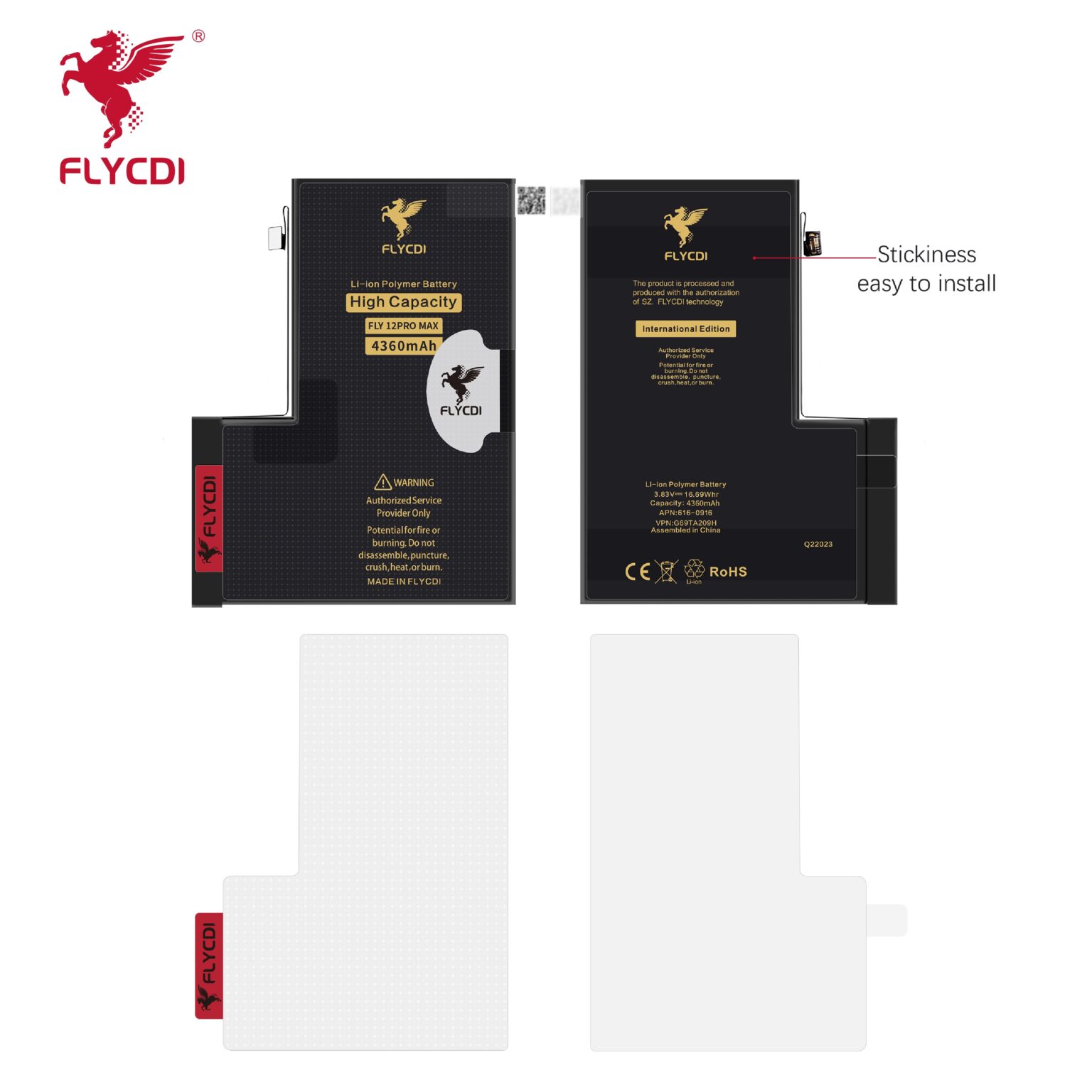 iPhone 12 Pro Max Battery – Replacement Part (4360mAh) - Image 2