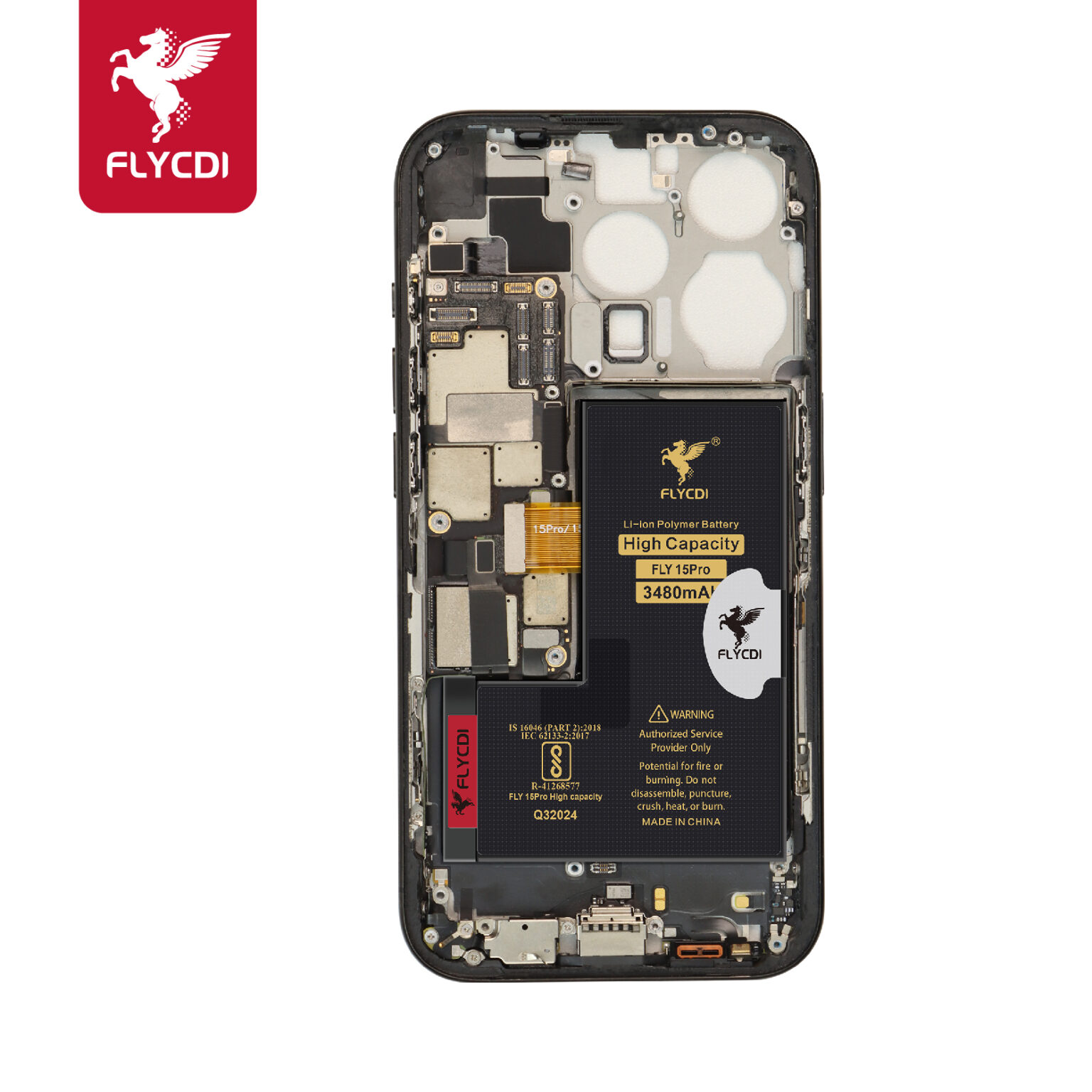 iPhone 15 Pro Battery – Replacement Part (3480mAh) - Image 3