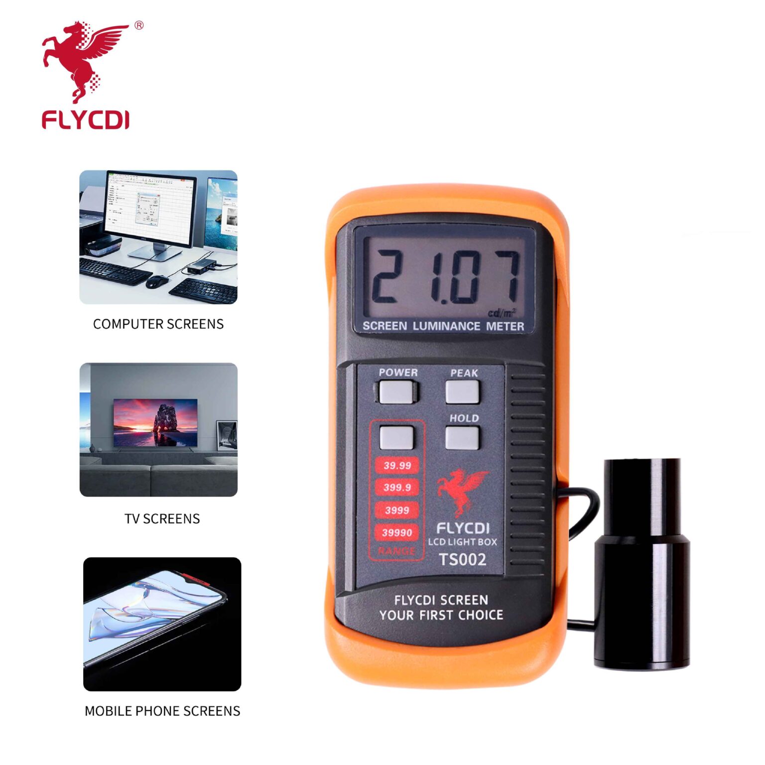 FLYCDI Professional Screen Luminance Meter TS002 - Image 2