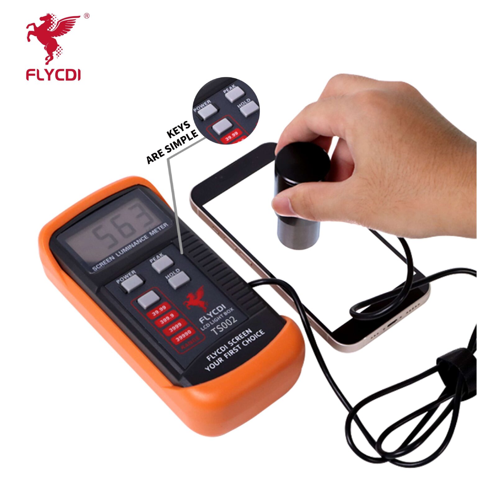 FLYCDI Professional Screen Luminance Meter TS002 - Image 7