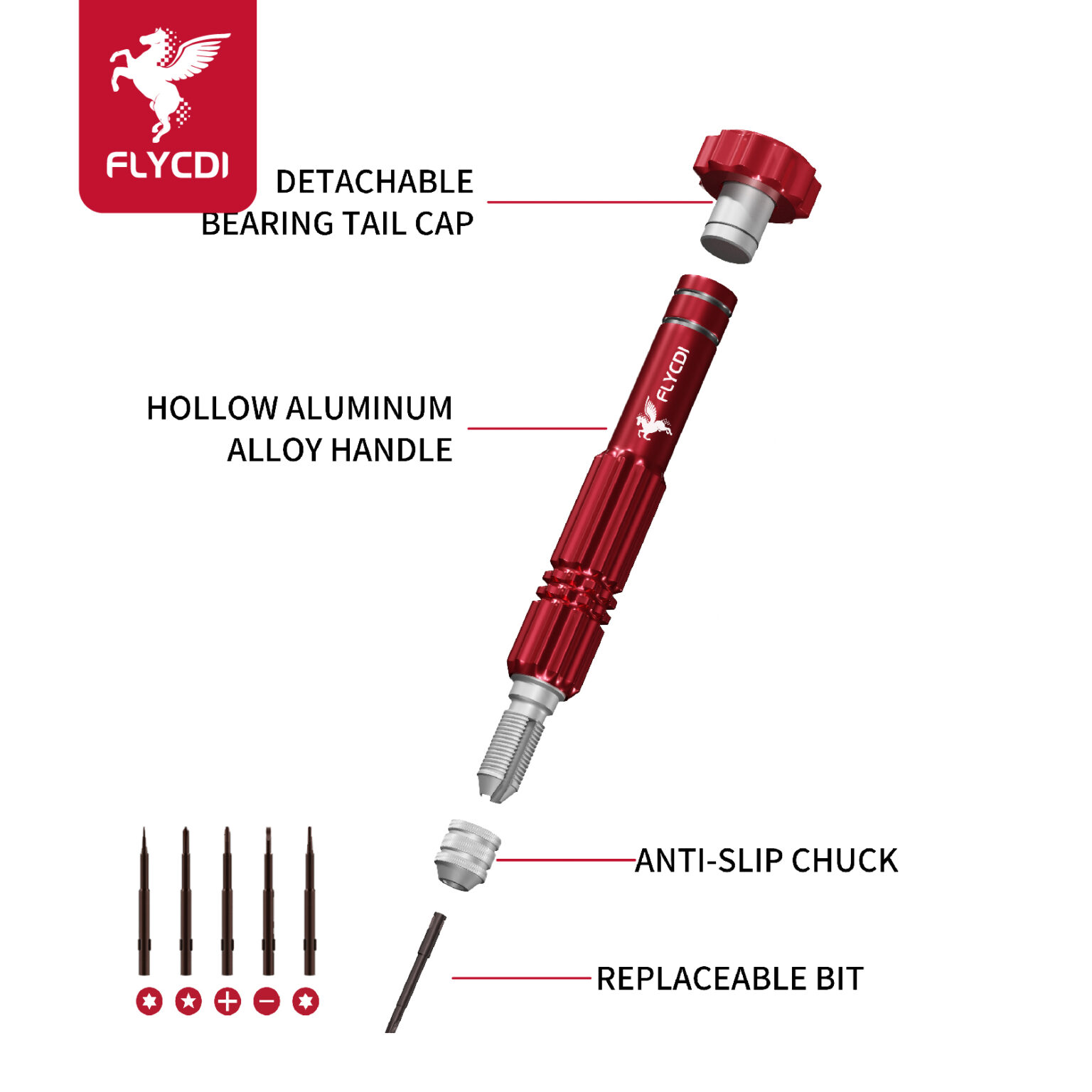 FLYCDI 5-in-1 Precision Screwdriver Set - Image 5