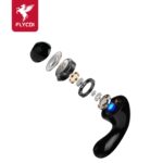 FLYCDI TWS-001 Wireless Earbuds – Bluetooth 5.3, Touch Control, Black - Image 2