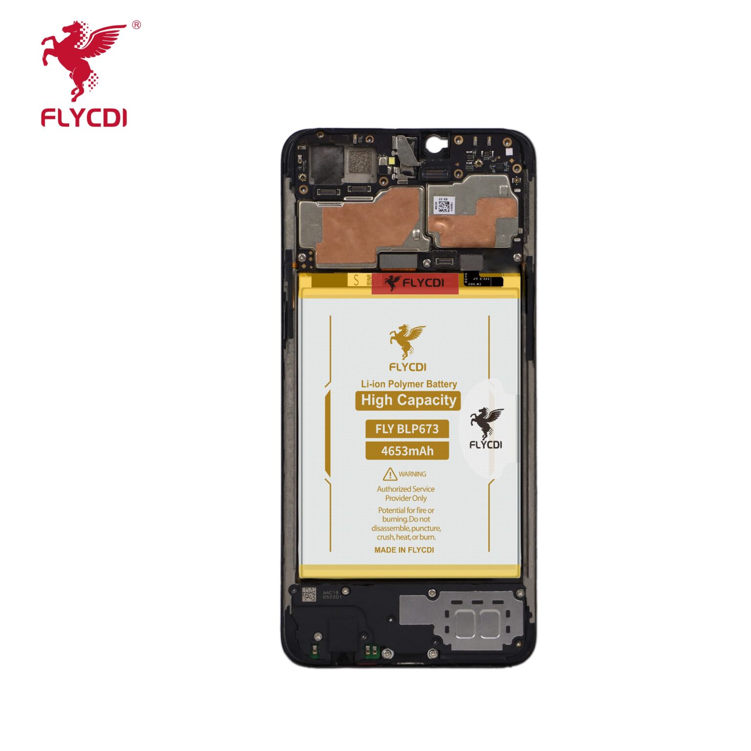 Oppo A3s Battery (4653mAh) Replacement Part BLP673 - Image 3