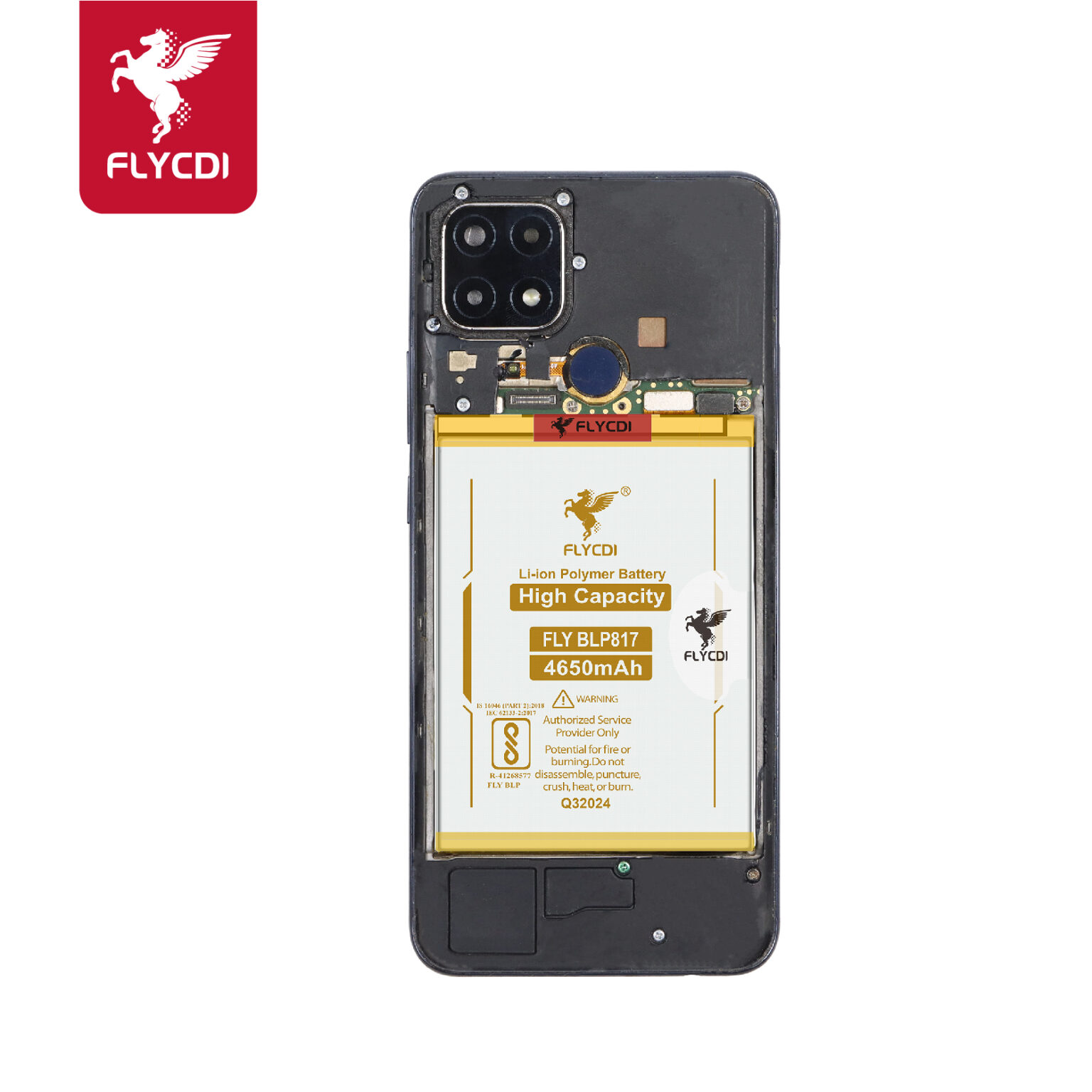 Oppo A15s Battery (4650mAh) Replacement Part BLP817 - Image 3
