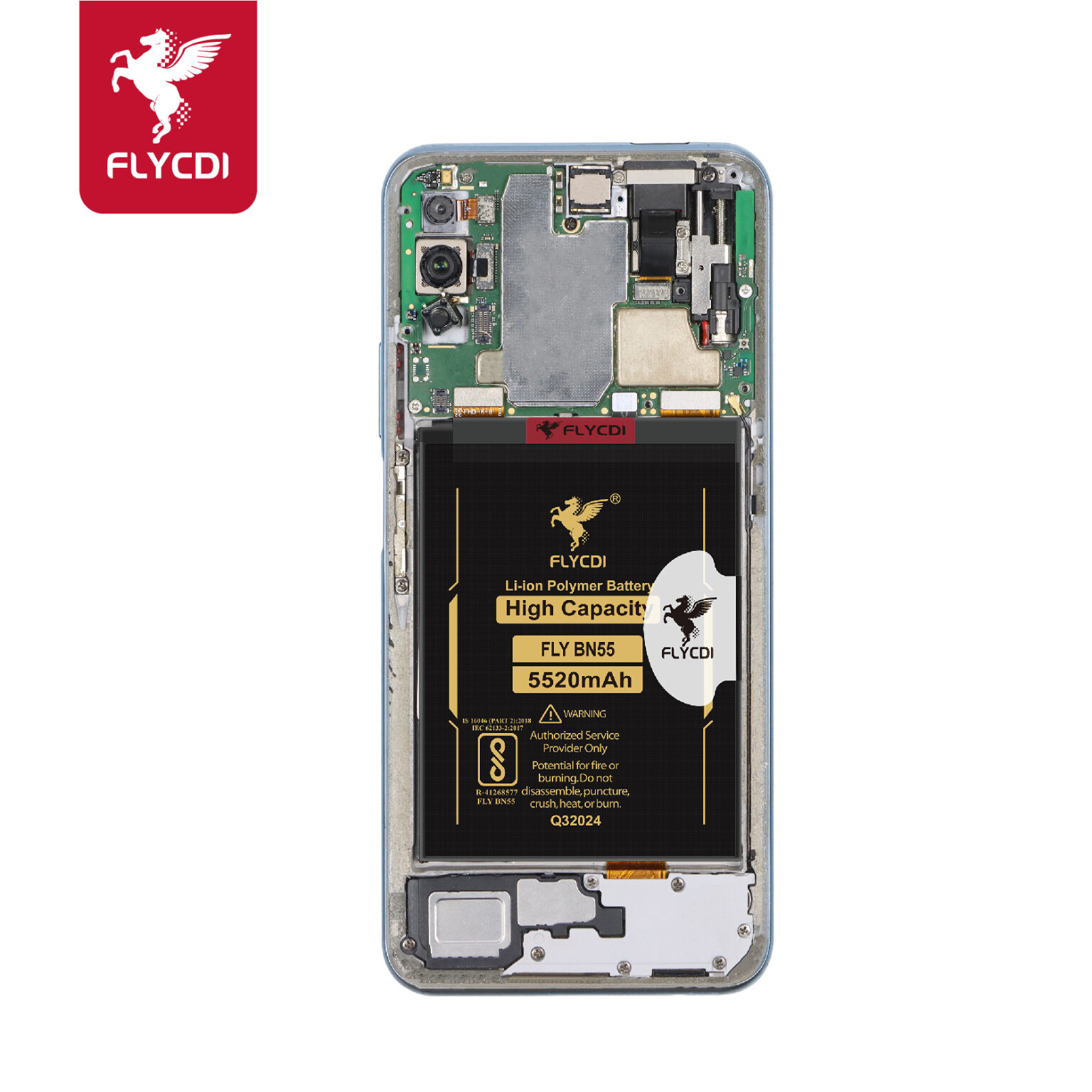 Xiaomi Note 9S Battery (5520mAh) Replacement - Image 3