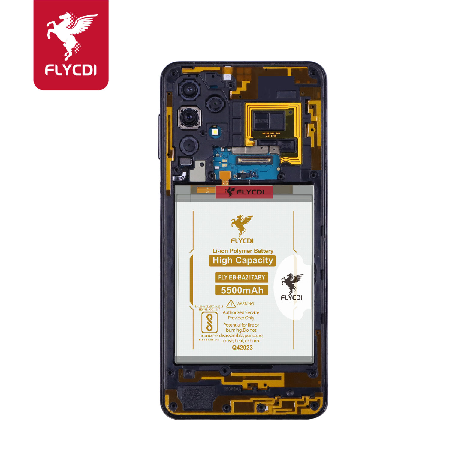 Samsung Galaxy A21s Battery (5500mAh) Replacement Part EB-BA217ABY - Image 3