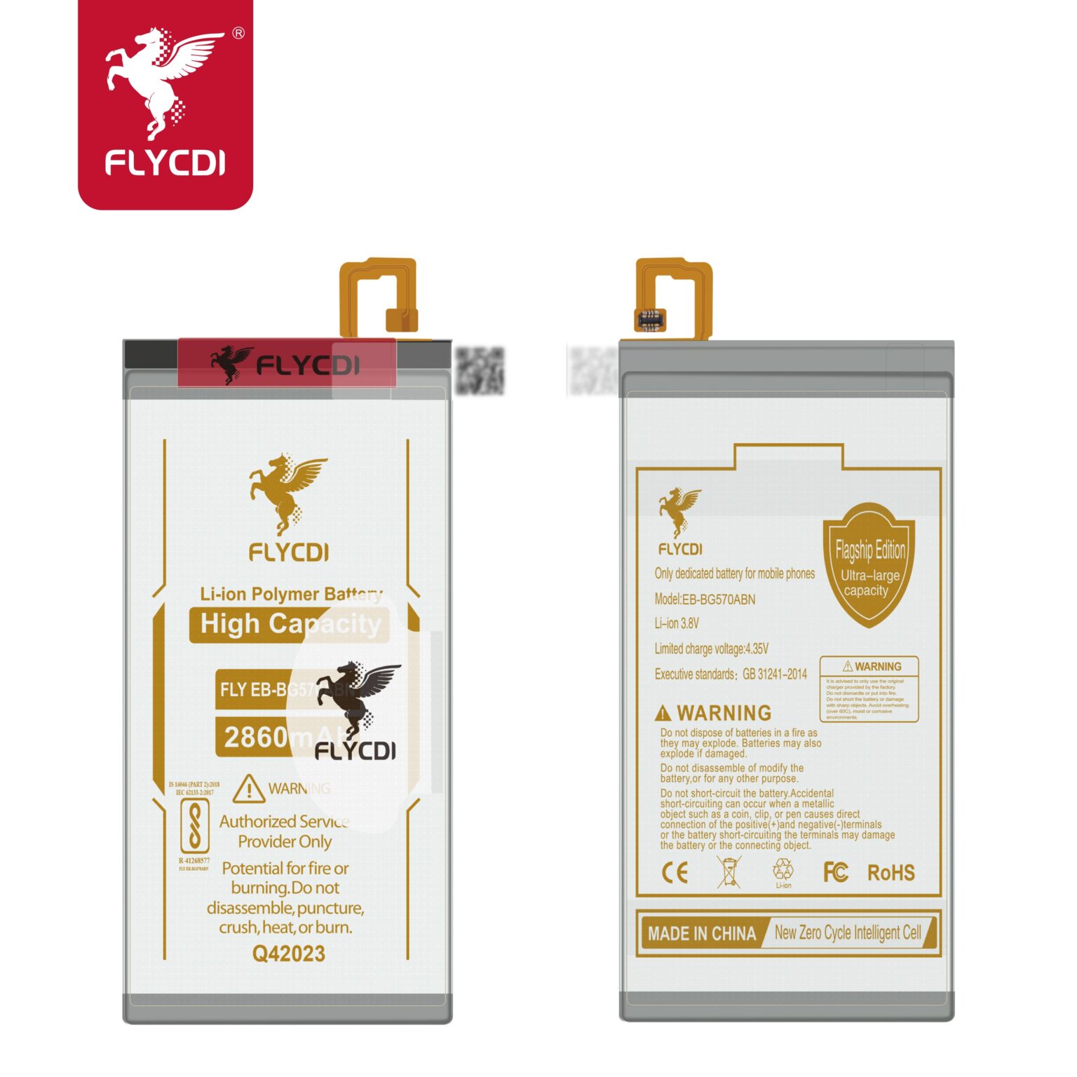 Samsung Galaxy J5 Battery (2860mAh) Replacement Part EB-BG570ABY - Image 1