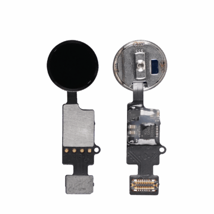 iPhone Home Button – Fingerprint Sensor Replacement (Black, Flex Cable Assembly)