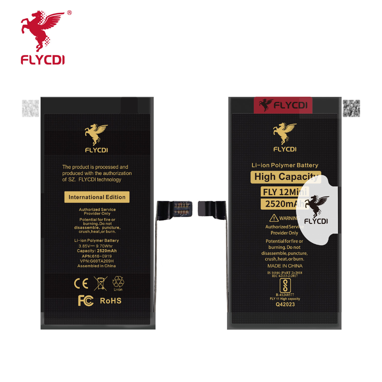 iPhone 12 Mini Battery – Replacement Part (2520mAh) - Image 1