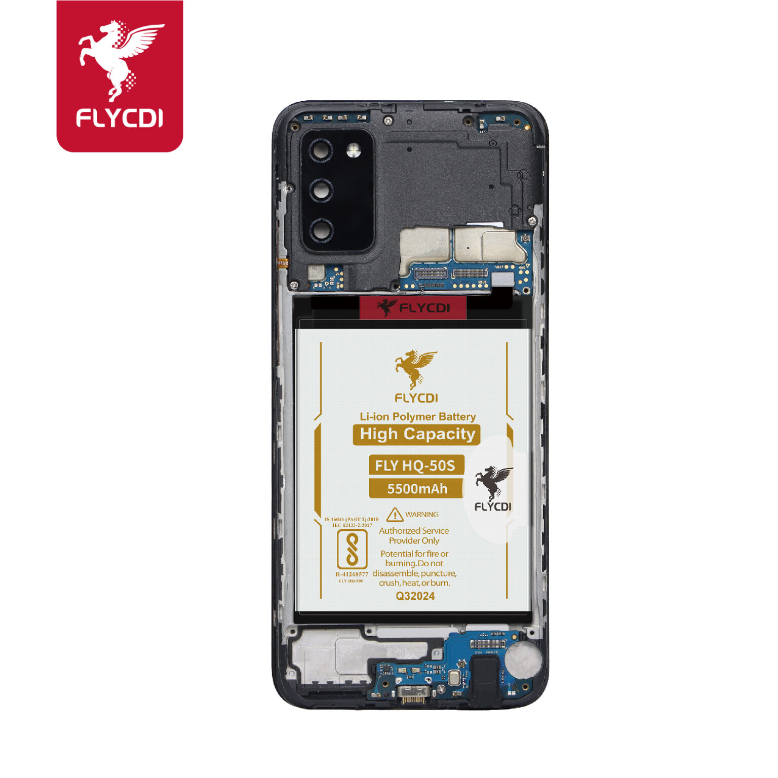Samsung Galaxy A02 Battery (5500mAh) Replacement Part HQ-50S - Image 2