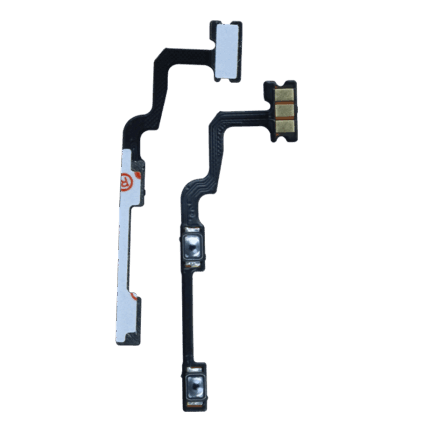 Volume Flex Cable – Side Button Strip (Dual Key Contacts, Adhesive Backing)
