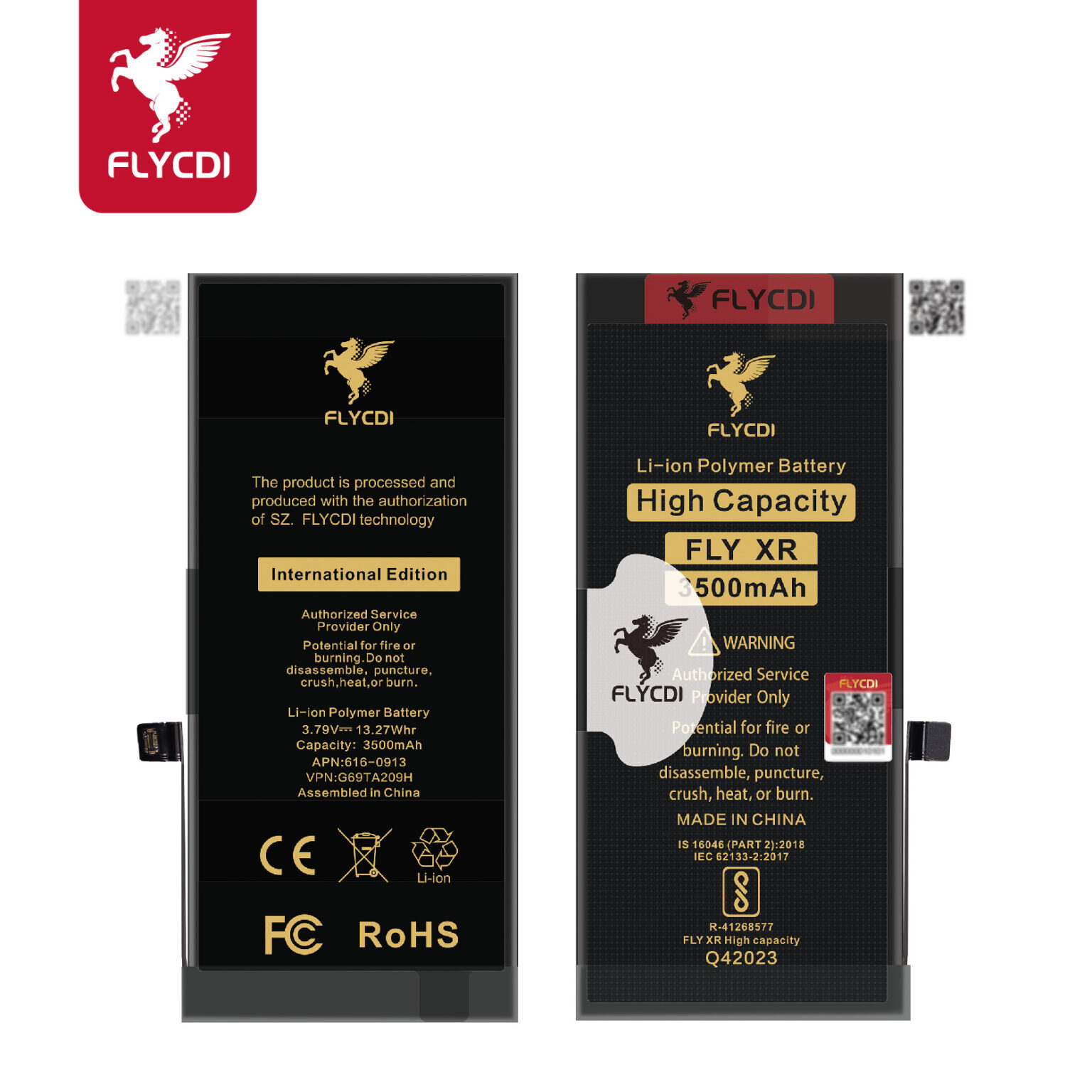 iPhone XR Battery – Replacement Part (3500mAh) - Image 1