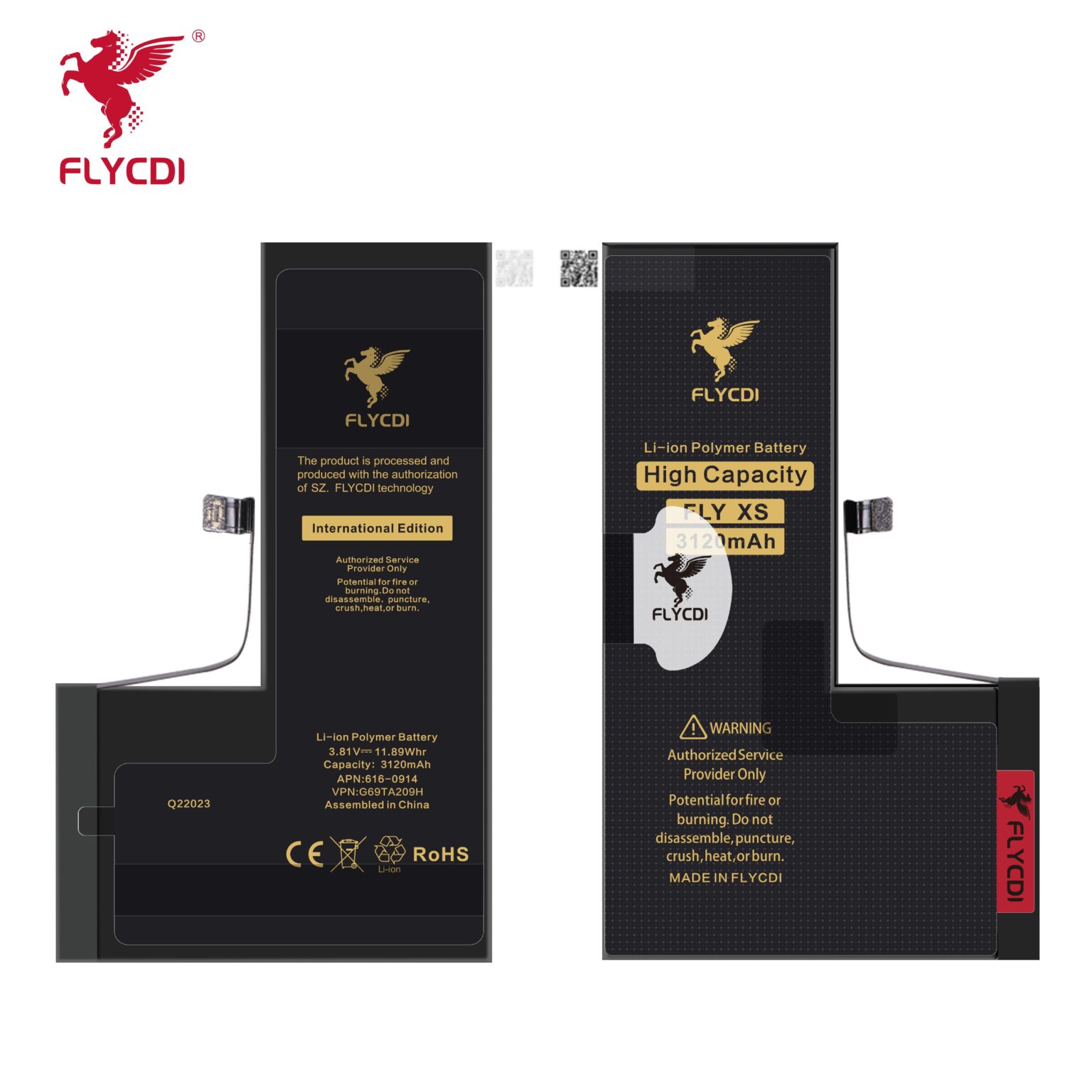 iPhone XS Battery – Replacement Part (3120mAh) - Image 1