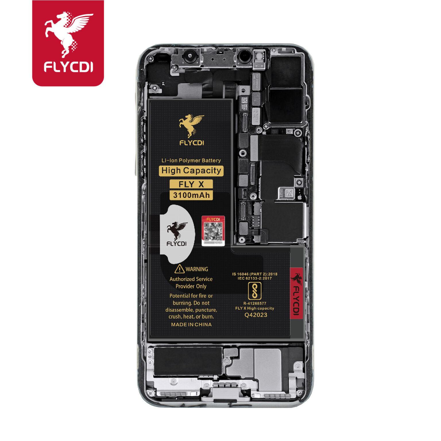 iPhone X Battery – Replacement Part (3100mAh) - Image 3