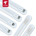 FLYCDI Fast Charging Cable FLK005 Type-C to Type-C 6A Fast Charging Cable (1M, White) - Image 3