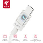 FLYCDI Fast Charging Cable FLK005 Type-C to Type-C 6A Fast Charging Cable (1M, White) - Image 5