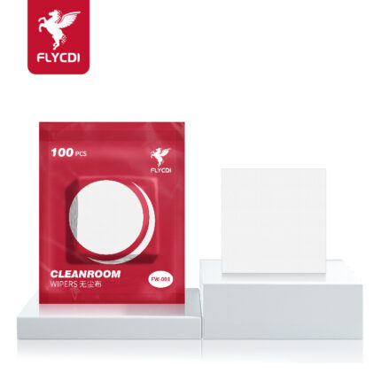 FLYCDI FW-001 Cleanroom Wipers – 100pcs Dust-Free Cloth