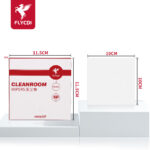FLYCDI FW-002 Cleanroom Wipers – 50pcs Dust-Free Polyester Cloth - Image 3