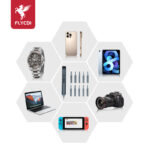 FLYCDI 10-in-1 Precision Electric Screwdriver Set (Magnetic, Rechargeable, USB-C) - Image 7