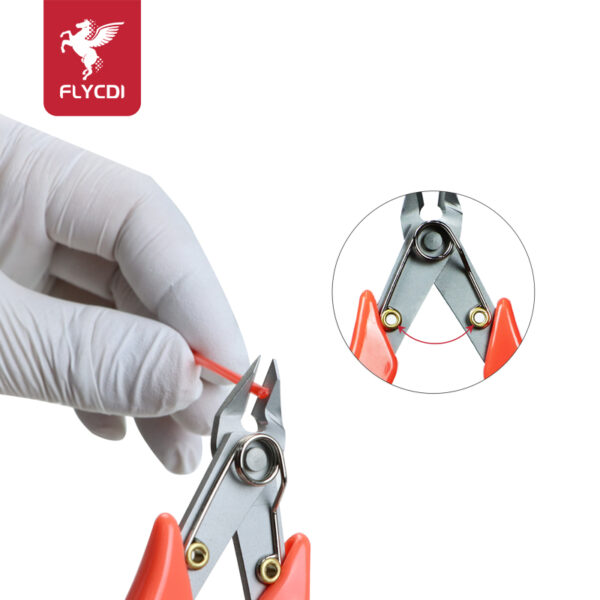 FLYCDI Precision Alloy Pliers – FLY-02 (Anti-Slip Handle, Sharp Steel Blades)