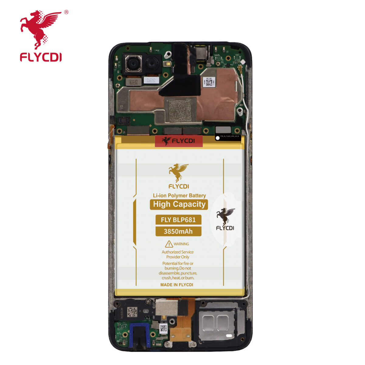 Oppo F9 Battery (3850mAh) Replacement Part BLP681 - Image 3