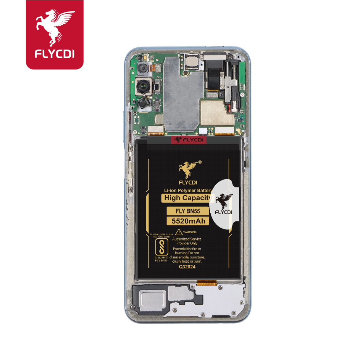 Xiaomi Note 9S Battery (5520mAh) Replacement - Image 3