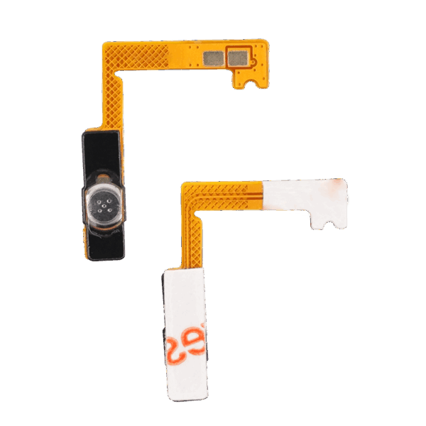 Power Button Flex Cable – Universal Type (Microphone & Button Control Pad, L-Shaped Design)