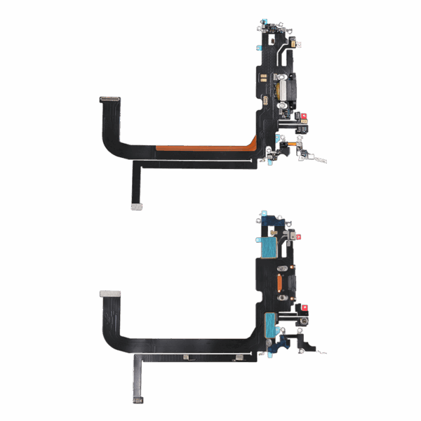 iPhone Charging Port Flex Cable – Tail Connector Dock Assembly (Lightning Port, Mic & Antenna)