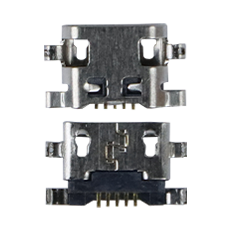 Tail-socket.png Micro USB Charging Port Socket – 5-Pin Tail Connector (SMD Mount, Universal Fit) - Image 1