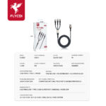 FLYCDI FLK002 3-in-1 Fast Charging Data Cable (USB-A to Lightning / Type-C / Micro) - Image 8