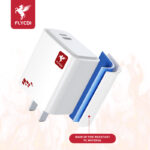 FLYCDI Dual-Port Fast Wall Charger (USB-C & USB-L) - Image 8