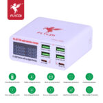 FLYCDI FDC-005 72W 6-Port Digital Display Fast Charger – PD & QC Multi-Function - Image 2