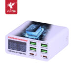 FLYCDI FDC-005 72W 6-Port Digital Display Fast Charger – PD & QC Multi-Function - Image 4