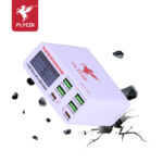 FLYCDI FDC-005 72W 6-Port Digital Display Fast Charger – PD & QC Multi-Function - Image 6