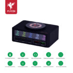 FLYCDI FDC-006 140W 5-Port Smart Desktop Charger with Wireless Charging - Image 2
