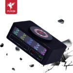 FLYCDI FDC-006 140W 5-Port Smart Desktop Charger with Wireless Charging - Image 6