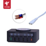FLYCDI FDC-007 65W 6-Port USB Charger with Wireless Charging & Display - Image 8