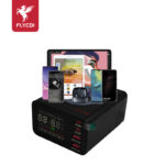 FLYCDI FDC-008 110W 4-Port Smart Charger with Wireless Charging & Digital Display - Image 3