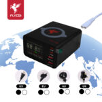 FLYCDI FDC-008 110W 4-Port Smart Charger with Wireless Charging & Digital Display - Image 7