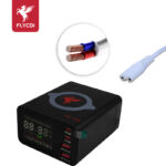 FLYCDI FDC-008 110W 4-Port Smart Charger with Wireless Charging & Digital Display - Image 8