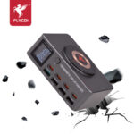 FLYCDI FDC-010 Smart Desktop Charger with LCD & Wireless Charging – 140W Total Output - Image 6