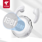 FLYCDI HiFi TWS Earbuds – Bluetooth 5.4, Smart LED Display, White - Image 7
