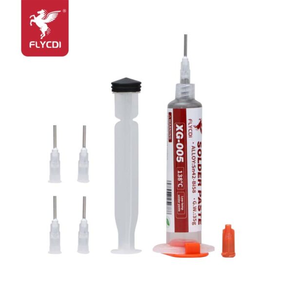 FLYCDI XG-005 Solder Paste Syringe (138°C)