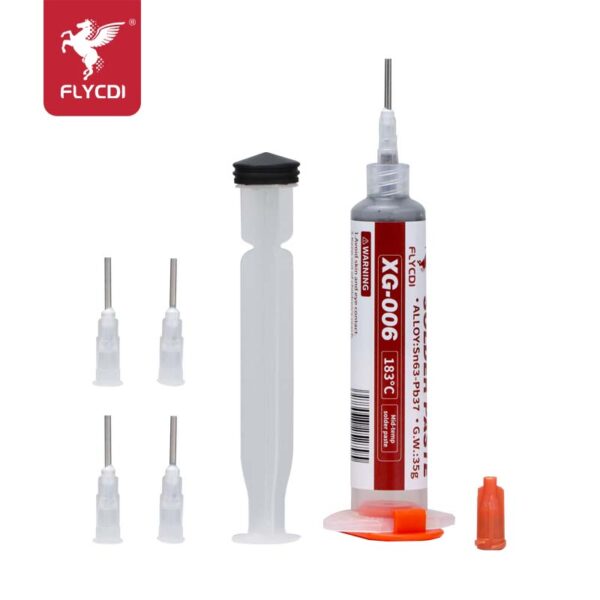 FLYCDI XG-006 Solder Paste Syringe (183°C)